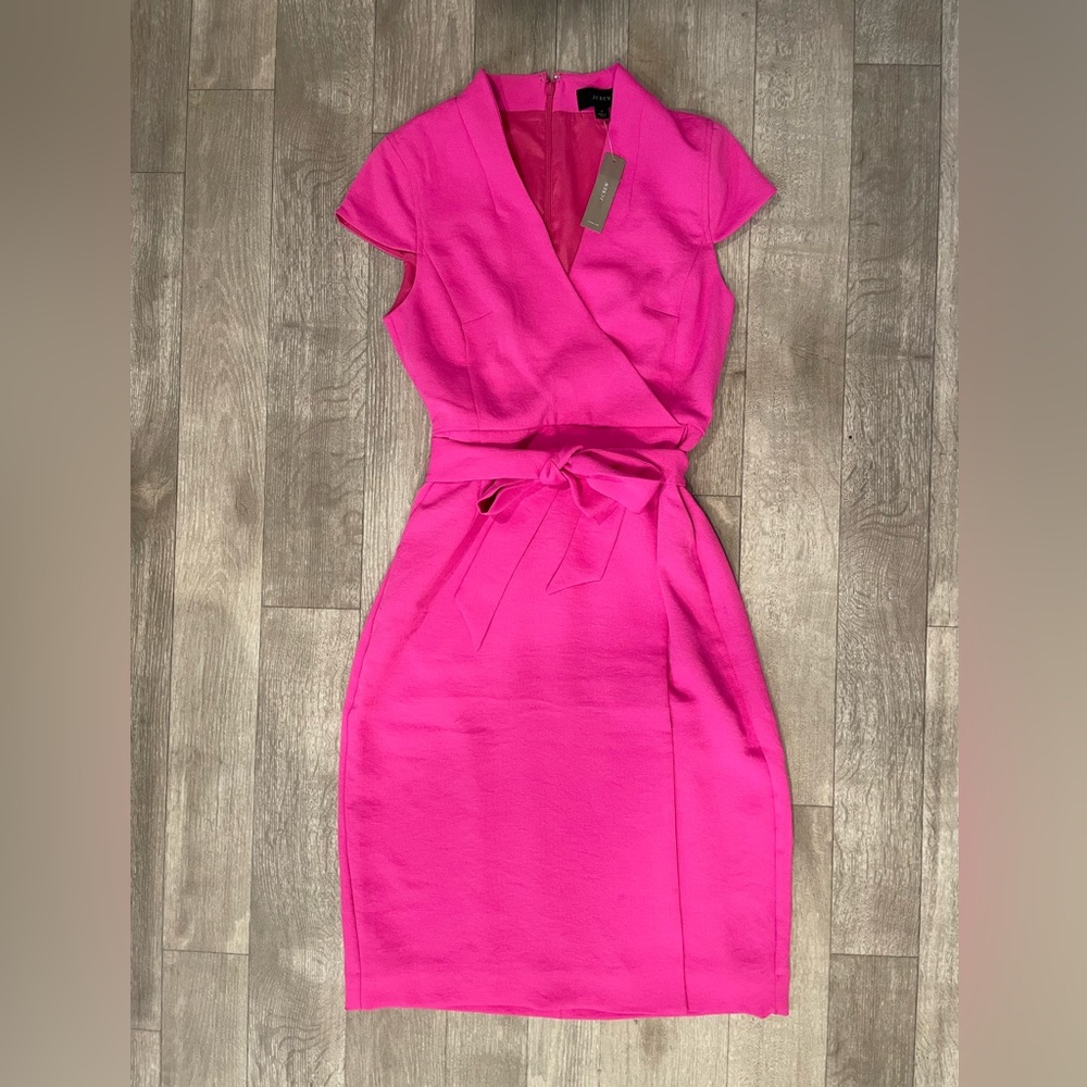 NWT bright pink, super cute, just past the knee, with modest slit